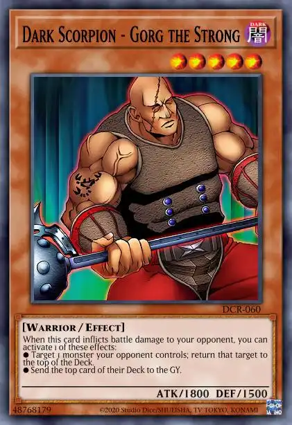 Edison Rulings for Dark Scorpion - Gorg the Strong